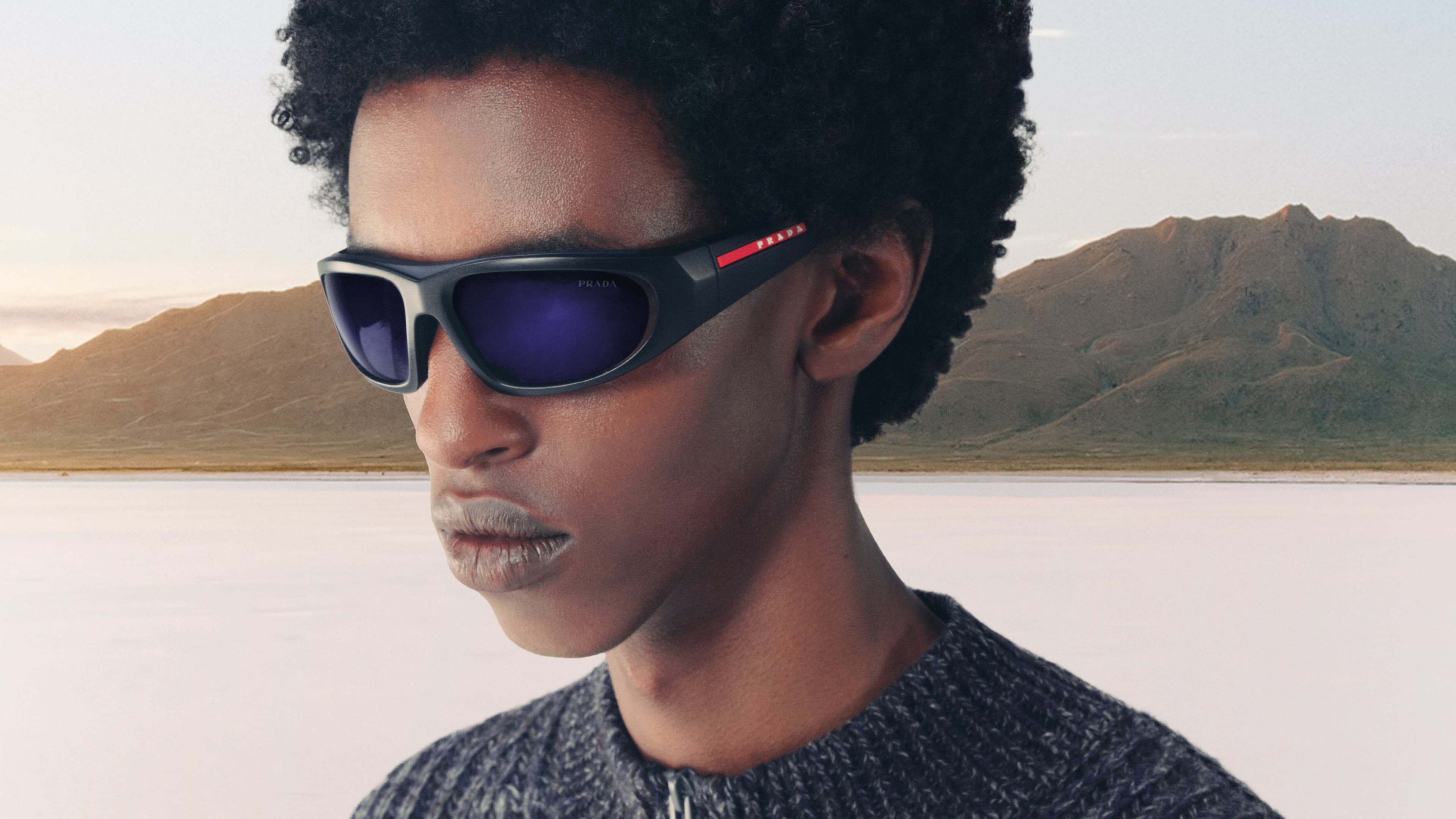 Prada Linea Rossa frames at Vision Palace Optical Brooklyn